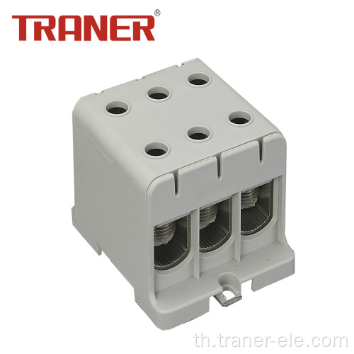 95mm2 สายเคเบิล Al/Cu สีเทา Universal Terminal Block 3P